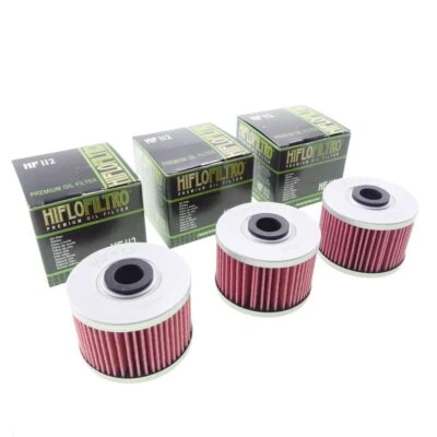 3x Ölfilter Hiflo HF112 für Kawasaki BN 125 Eliminator KFX 450 KLX 110 250 450