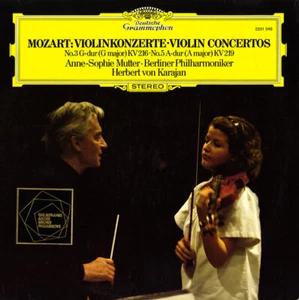 MOZART Violin Concertos K.216 & 219 MUTTER KARAJAN Berlin PO DGG 2531049 1978 LP - Imagen 1 de 3