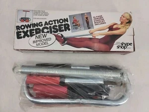 New Pull-Up Rowing Action Exerciser Spring Row Ab 80's Exercise - Picture 1 of 3