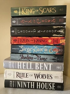 LEIGH BARDUGO Grishaverse - 9th House, Hell Bent, Rule Of Wolves 9 Book Lot 1st - Imagen 1 de 1