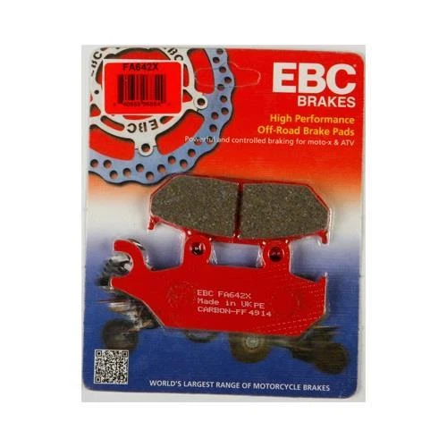 Pastilhas de freio dianteiras EBC - X LEFT para Can AM 2014-15 Maverick 1000 MAX 1000 - FA642X - Imagem 1 de 1