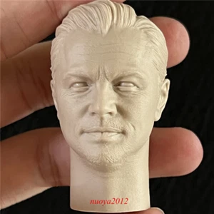 1/6 Leonardo DiCaprio Head Sculpt Carved Fit 12inch Male Action Figure Body Toy - Picture 1 of 5