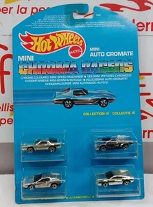 HOTWHEELS 1/87  MINI AUTO CROMATE  COLLEZIONE N° III MATTEL 1989 - Foto 1 di 1
