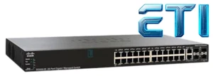 CISCO SG350-28-K9, 24xGIGA RJ45 POE, 2xGIGA SFP, 2xGIGA COMBO RJ45/SFP - Zdjęcie 1 z 1