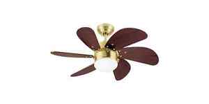 Ceiling Fan Turbo Swirl with Lighting And 6 Wings 76-105 CM Diameter