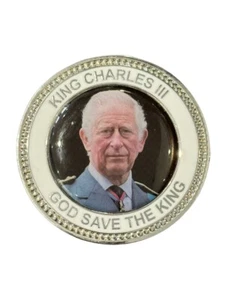 Moneda conmemorativa SM el Rey Carlos III en bolsa de plástico - Imagen 1 de 6