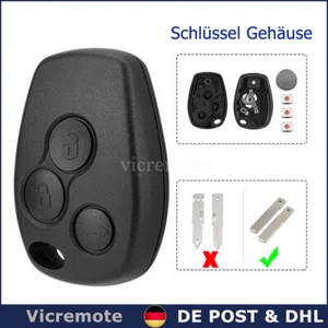 3 Tasten Schlüssel Gehäuse für Renault Twingo Kangoo Modus Trafic Master Clio - Bild 1 von 10