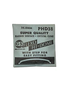 Vintage G-S Acrylic Super Quality Flexo Hi-Dome Watch Crystal PHD38 36.8mm - Picture 1 of 2
