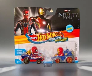 2025 Marvel RacerVerse The Infinity Saga Iron Spider & Iron Man  Diecast 1:64 - Picture 1 of 3
