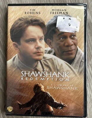 The Shawshank Redemption DVD NEW SEALED Tim Robbins & Morgan Freeman  - Image 1 of 3