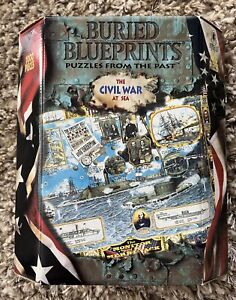 Buried Blueprints Puzzles from the Past Civil War at Sea 1000 Piece Puzzle 1997