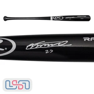 Vladimir Guerrero Jr. Blue Jays Signed Rawlings Black Baseball Bat USA SM JSA - Picture 1 of 5