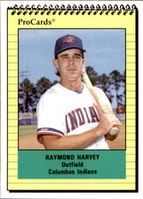 1991 Columbus Indians ProCards #1498 Raymond Harvey Brentwood Tennessee TN Card