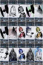 Topps Star Wars Digital Card Trader 15 Card Watercolour Insert Set