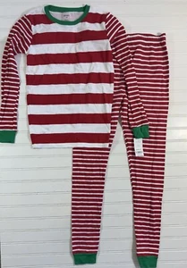Carters Christmas Pajamas PJ Size 14 Unisex Red White Green New - Picture 1 of 19