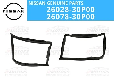 NISSAN FAIRLADY Z 300ZX Z32 Original Faro Extremo Lámpara Sello Goma RH LH Juego Nuevo Foto 1 de 4