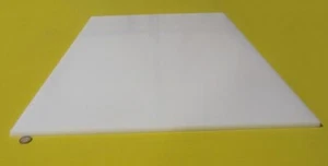 Polypropylene 3/8" (.375") Thick x 24" x 24" Sheet Natural - Bild 1 von 6