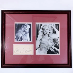 Mae West 18" X 22" Genuine Custom Framed Autograph LOA Authentication JSA Signed - Picture 1 of 11
