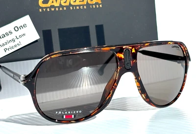 NUEVO CARRERA EDICIÓN ESPECIAL Dark Tortuga POLARIZADO Lente Gris Gafas de Sol WR9 Foto 1 de 4