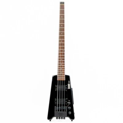 Bajo eléctrico sin cabeza Hohner Steinberger B2A 1988 negro con preamplificador, DI incorporado Foto 1 de 4
