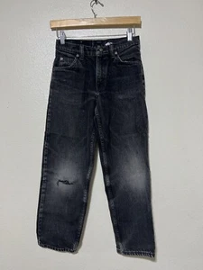 Vintage 1996 Levi’s 560 Size 12 Loose Fit Jeans Orange Tab Black Youth Kids 2904 - Picture 1 of 5