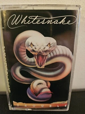 WHITESNAKE Trouble 1983 CASSETTE TAPE DAVID COVERDALE HARD ROCK REISSUE - Image 1 of 4