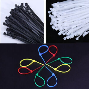 Strong Self Locking Nylon Cable Ties Various Size Colour 3x60-150mm 1.9mm Width 