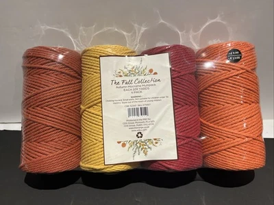 Set Multipack Autunno Macramè di 4 - Ogni 109 Iarde - La Collezione Autunno - Immagine 1 di 4