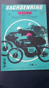 Programmheft Sachsenring WM Lauf f Motorräder 17. Juli 1966 Großer Preis Der DDR - Bild 1 von 4