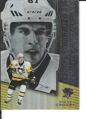 2017-18 UPPER DECK TIM HORTON'S #PP-12 "PLATINUM PROFILES" SIDNEY CROSBY - Image 1 of 2