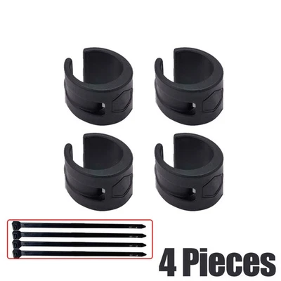 Protector de vaina de bicicleta MTB cuadro horquilla colisión goma cubierta anillo conjunto Foto 1 de 4