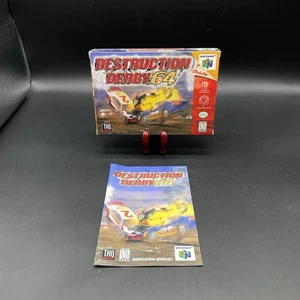 Destruction Derby 64 (Nintendo 64 | N64) Authentic BOX & MANUAL ONLY - NO GAME - Picture 1 of 15