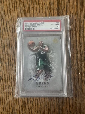 2012 SP Authentic Draymond Green Autographed Rookie Card PSA 10 - Image 1 of 2