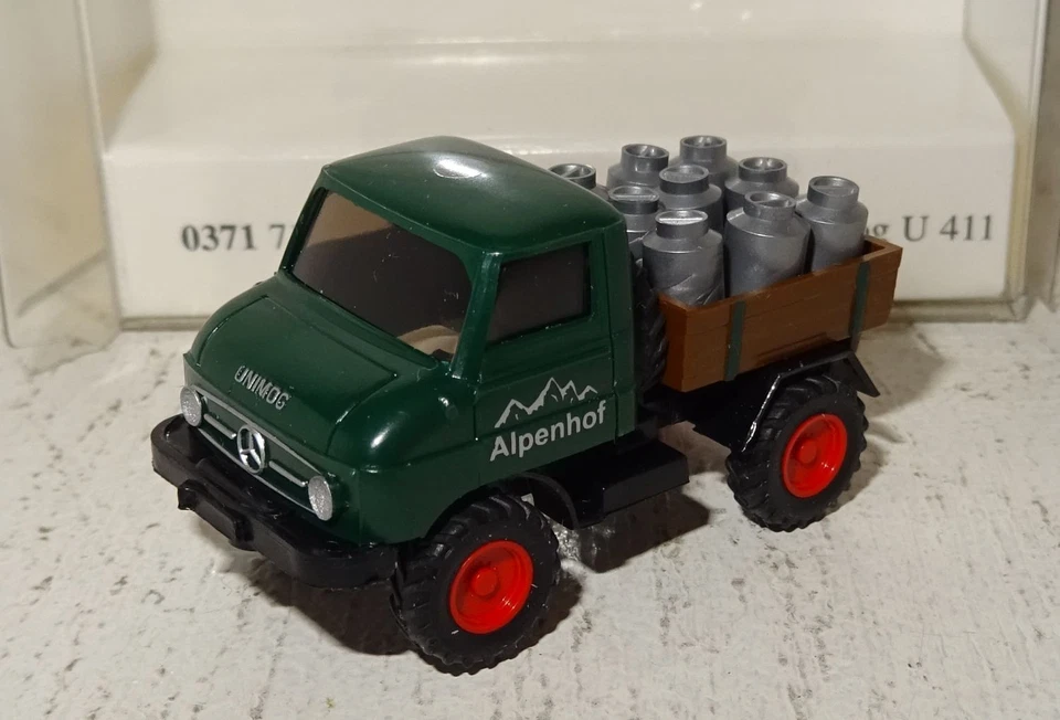 Wiking MB Unimog U 411 Alpenhof Rieder Messe 2013 0371 71 1:87 OVP (BS67) - Bild 1 von 4