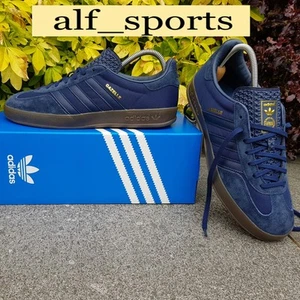 ❤️Neu mit Karton & Original Adidas Originals® Gazelle Indoor Turnschuhe in Marine UK Größe 9 - Bild 1 von 17
