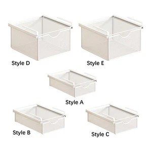 Under Shelf Storage Basket Pull Out Table Shelf for Bathroom Kitchen Pantry - Picture 1 of 25
