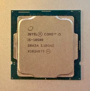 Intel Core i5 Gen 10 I5-10500 3.10 GHz FCLGA1200 Desktop Processor SRH3A (b) - Afbeelding 1 van 2