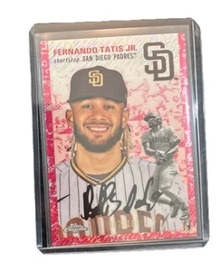 Fernando Tatis Jr. 2023 Topps Chrome Platinum FUSIAc Refractor #02/100 - Picture 1 of 2