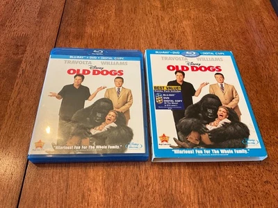 Old Dogs (Blu-ray, DVD, 2010) Slipcover Robin Williams John Travolta - EUC Foto 1 de 2