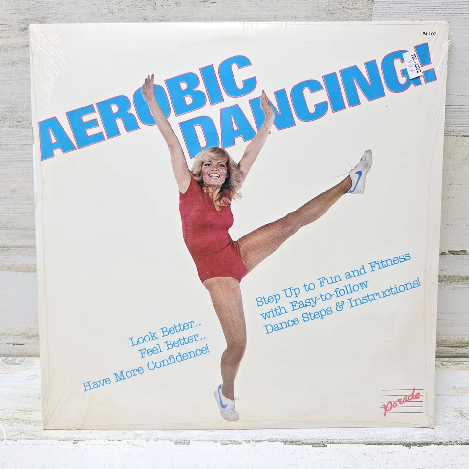 20 Aerobic Dance Hits Parade PA-101 2 LP Set Gatefold Muir