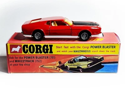 Corgi Toys Whizzwheels Nr. 391 Ford Mustang Mach 1 "James  Bond" + Box - Bild 1 von 4