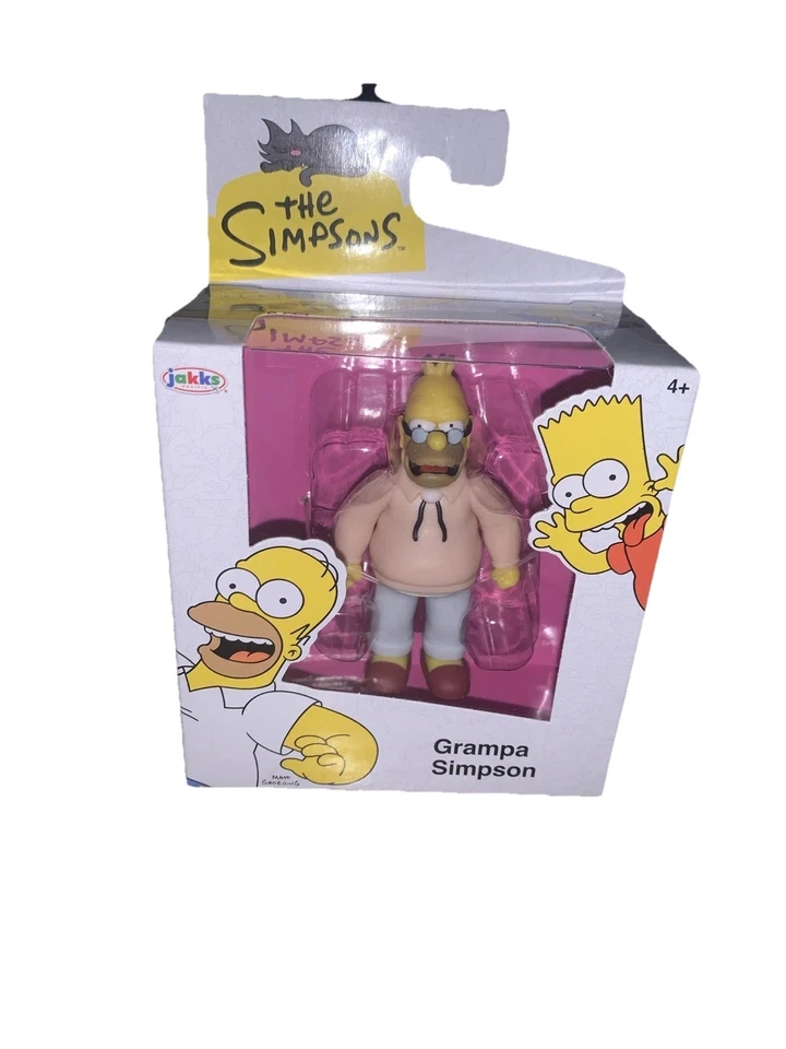 Jakks Pacific Los Simpson GRAMPA SIMPSON & MILHOUSE ambas figuras de 2,5” onda 3 Foto 1 de 2