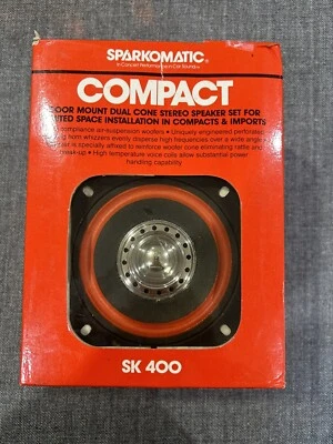 Altavoces de montaje en puerta Sparkomatic Compact SK400 de colección - Nuevos en caja Foto 1 de 4