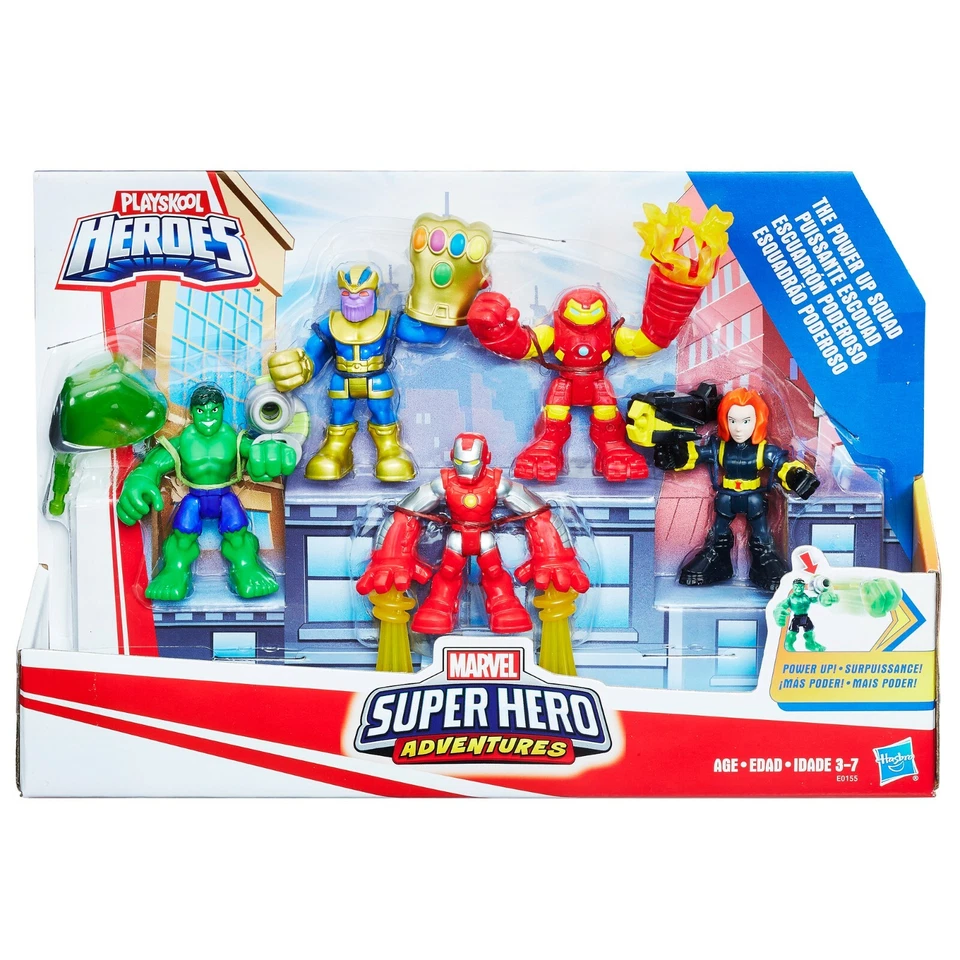 6playskool Heroes Marvel Super Hero Adventures The Power up Squad Ages 3 to 7