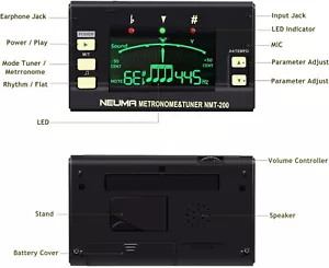 NEUMA NMT-200 US 3-1 Metronome Tuner Generator Guitar, Bass, Violin, Ukulele, - Picture 1 of 7