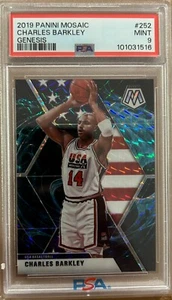 2019 Panini Mosaic Genesis CHARLES BARKLEY PSA 9 - Picture 1 of 2