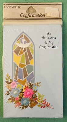Confirmation Invitations You're Invited Holy Religion Pack of 8 Cards, Lot of 2 - Image 1 of 2