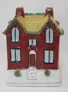 Antico bruciatore a pastiglia vittoriano 5" Staffordshire Cottage XIX secolo lotto C ottime condizioni - Foto 1 di 7