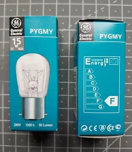 5/10/50 x PYGMY bulbs, GE 15W BC B22 240 Volt sewing machine, fridge, etc. - Picture 1 of 3