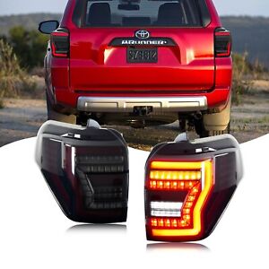 LED Tail Lights for Toyota 4Runner 2010-2024 Animation Sequential Rear Lamps